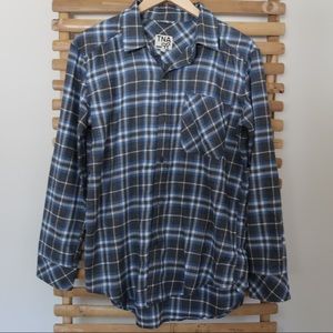 TNA Plaid Boyfriend Fit Shirt, M